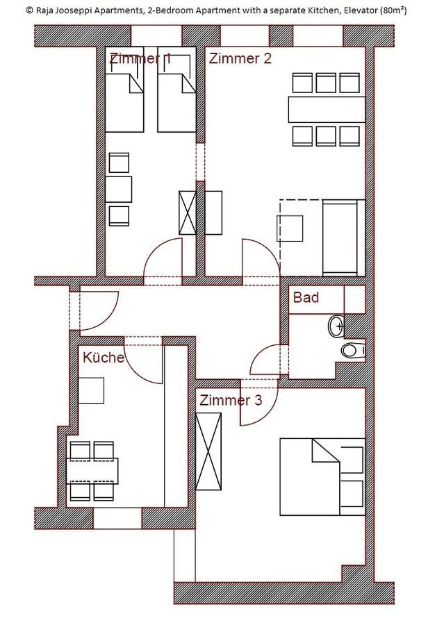 Raja Jooseppi Apartamento